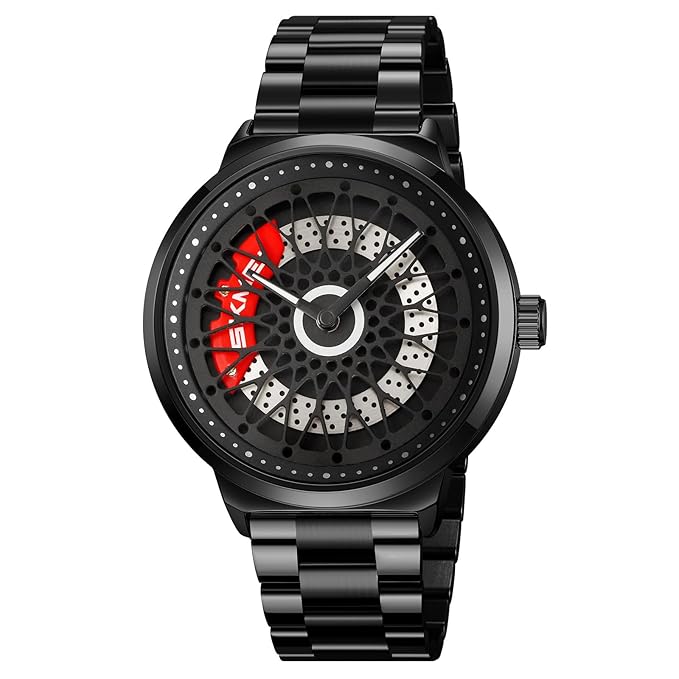 Men's Stainless Steel Quartz Analogue Wrist Watch