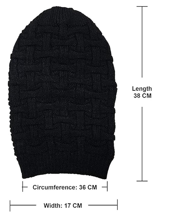 Cap for Men Women Skull Slouchy Winter Woolen Knitted Inside Fur Men's Caps