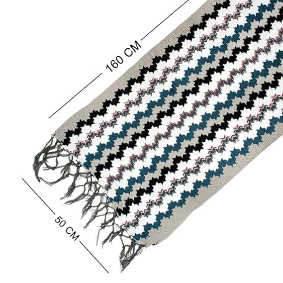 Multicolor Woolen Neck Wrap Stole Winter Warm Scarf/Muffler for Ladies and Women