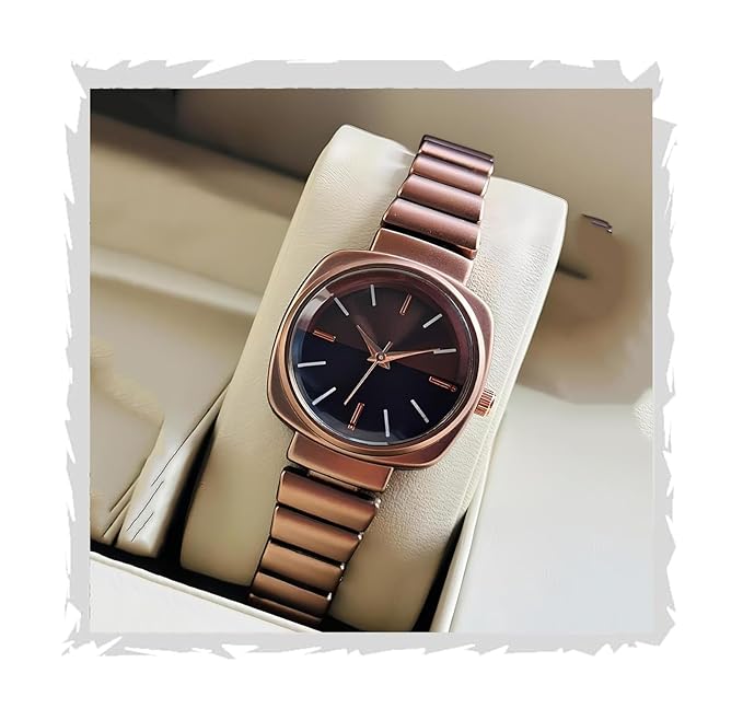 Steel Chain Strap Stylish Girls Ladies Fashion Wrist Watches Analog Watch for Women