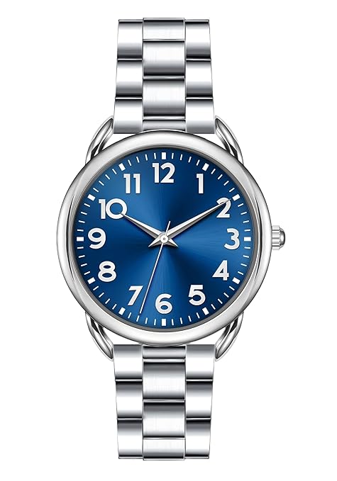 Women Watch Business Classic Stainless Number Quartz Female Watches for Lady Waterproof Easy to Read Fashion Female Wristwatch