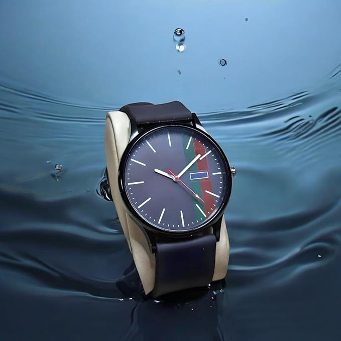 Minimalist Men's Watch with Silicone Band