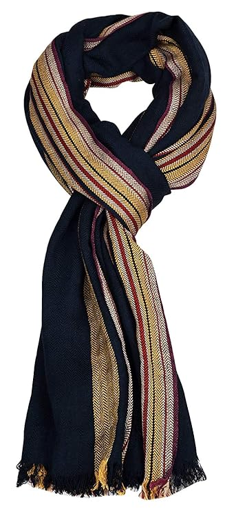 Unisex Simple Dark Muffler Scarf Stole Muffler