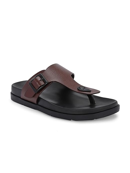 Men's Sandals with Open Toe Strap/Perfect Fit for Summer and Rainy Season Easy to Walk Slipper, Chappal/Stylish Casual Trendy Floaters