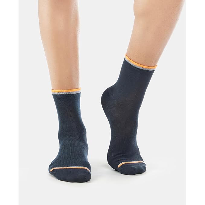 Men's Compact Cotton Stretch Ankle Length Socks