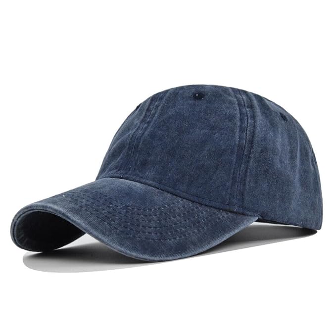 Blue Plain Breathable Head Caps
