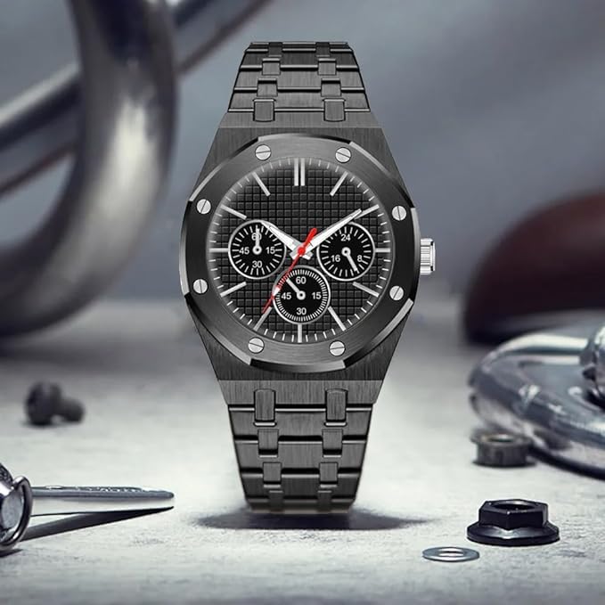 Multi Dial Multi Case Multi Belt Unisex Watch Men