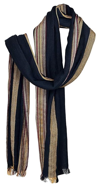 Unisex Simple Dark Muffler Scarf Stole Muffler