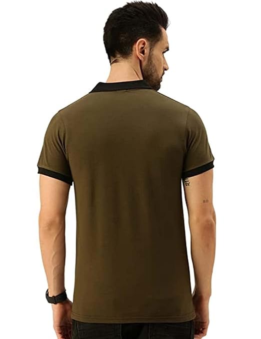 Mens Polo Formal Classic Fit T Shirts for Men, Half Sleeves Polo Tshirt, Stylish, Cotton T Shirts