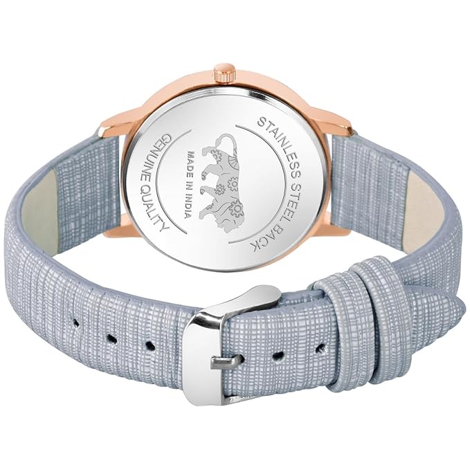 Leather Belt Ladies and Girls Analog Wrist Watch for Women