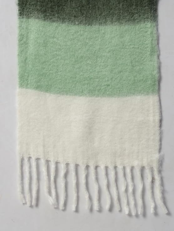 Women Reversible Acrylic Wool Scarf Winter Wear Muffler
