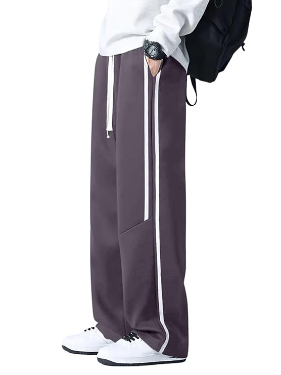 Men's Loose Mid Rise Track Pants