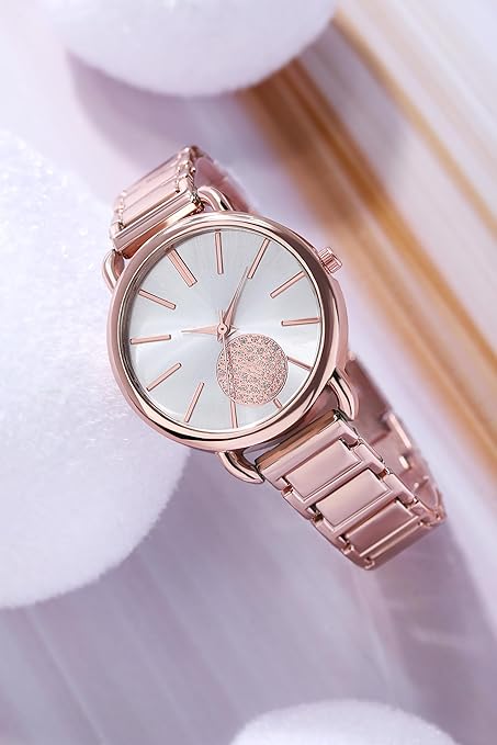 Analog Rose Gold Dial Women's Watch