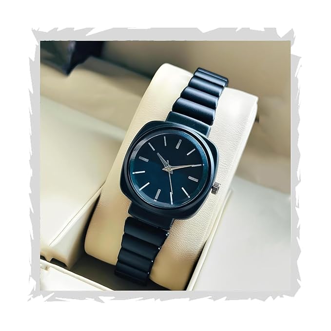 Steel Chain Strap Stylish Girls Ladies Fashion Wrist Watch for Women