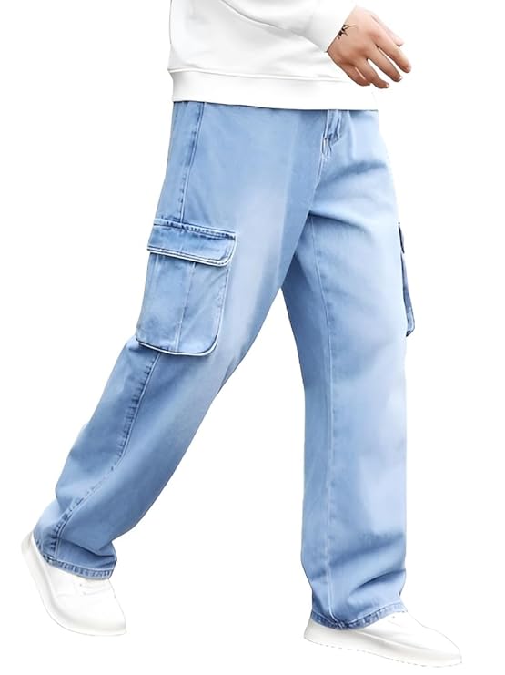 Men's Loose low Rise Cargo || Cargo Pants || Cargo Pants Denim || Pant || Cargos