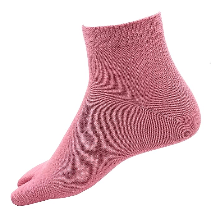 Women's Solid Plain Cotton Ankle Thumb Multicolored Socks