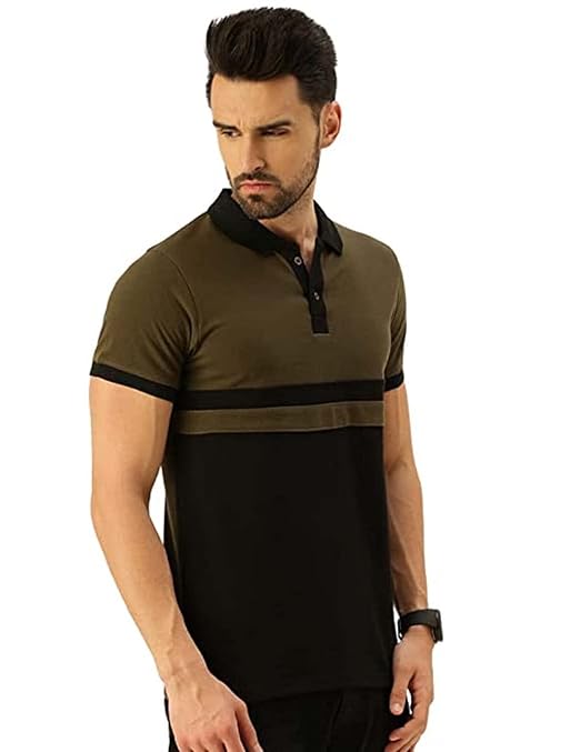 Mens Polo Formal Classic Fit T Shirts for Men, Half Sleeves Polo Tshirt, Stylish, Cotton T Shirts