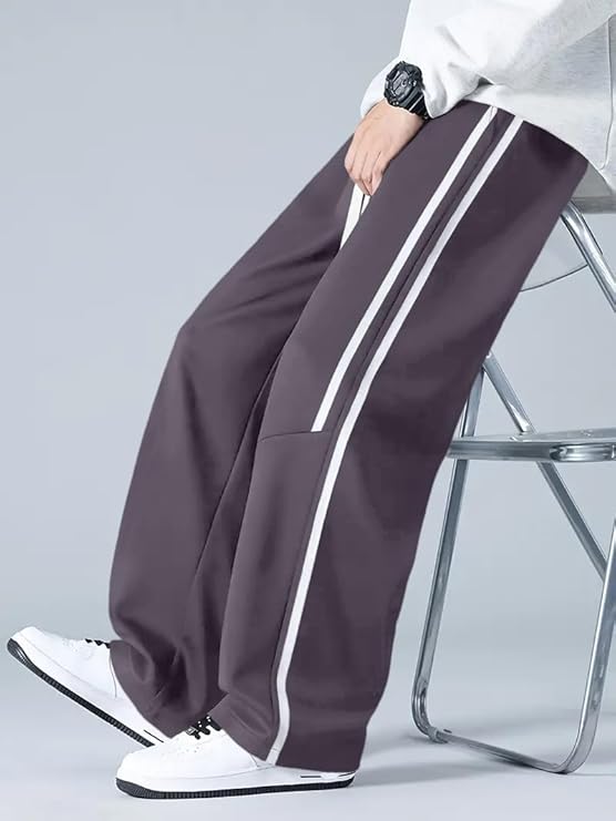 Men's Loose Mid Rise Track Pants