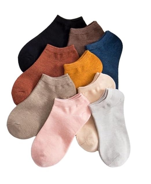 Girls Ankle Length Cotton Socks With Colourful Cute Colours Also for Women Low Cut Ankle socks