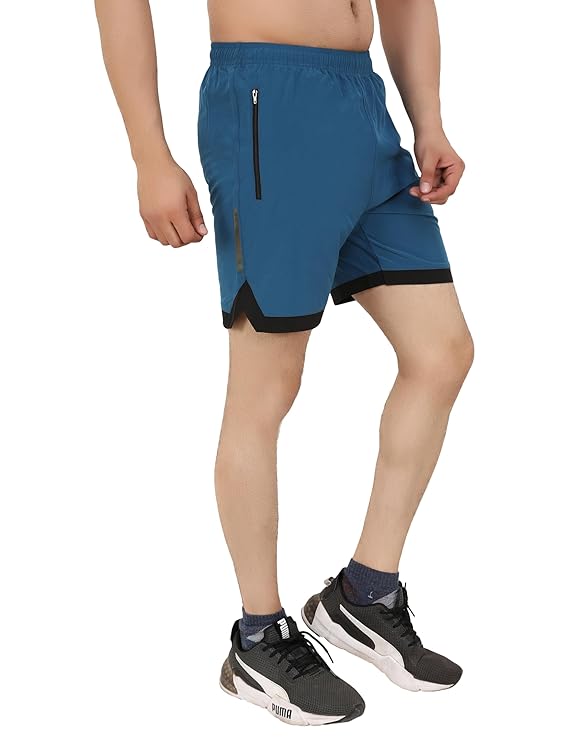 Mens 2 Pack Polyester Yoga Short