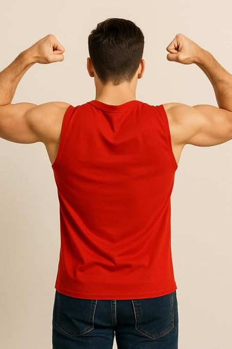 Vincero Men?s Sleeveless T-Shirt | Trendy Vest | Fit Topwear for Summer