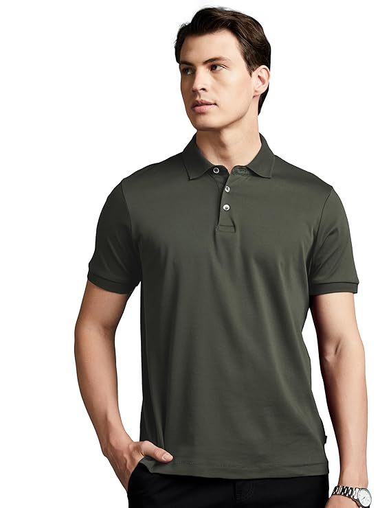 Men's Solid Super Soft Classic Polo T-Shirt