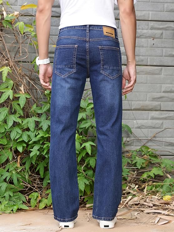 Men's Mid-Rise Clean Look Boot Cut Jeans