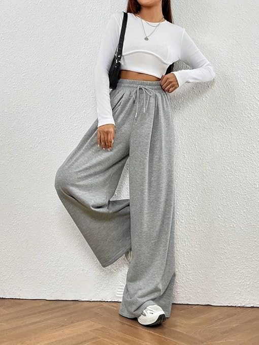 Women's/Unisex ONESOPEN Bottom Drawstring Pure Cotton Stretchable Baggy Jogger Pants