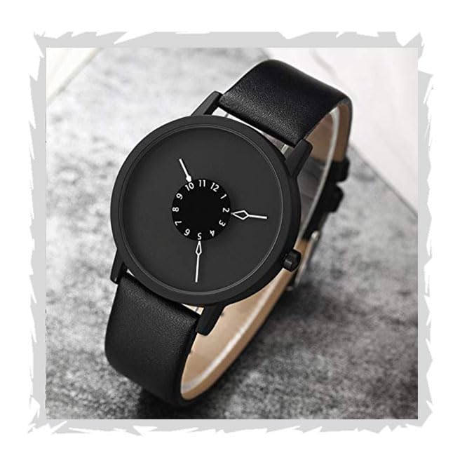 Analog Black Dial Men's Watch - cakri