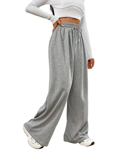 Women's/Unisex ONESOPEN Bottom Drawstring Pure Cotton Stretchable Baggy Jogger Pants