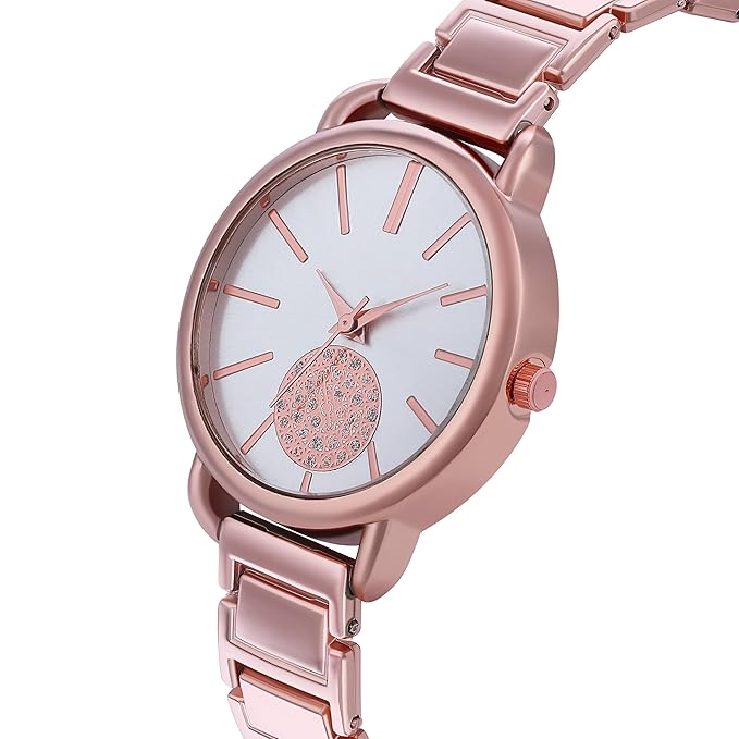 Analog Rose Gold Dial Women's Watch