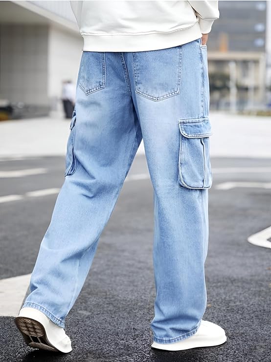 Men's Loose low Rise Cargo || Cargo Pants || Cargo Pants Denim || Pant || Cargos