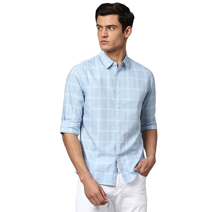 Men's Cotton Slim Fit Casual Shirt