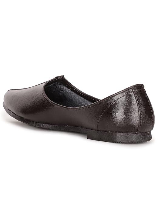 Men's Leather Flat Mojari