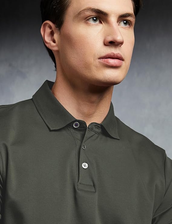 Men's Solid Super Soft Classic Polo T-Shirt