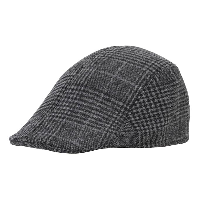 Adult's Polyester, Cotton Golf Flat Cap
