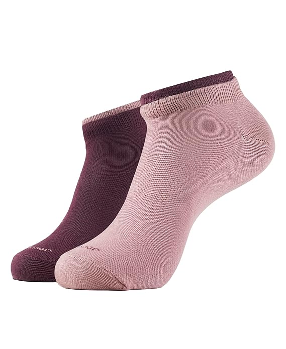 omen's Compact Cotton Stretch Solid Low Show Modern Socks