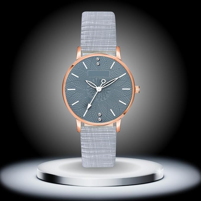 Leather Belt Ladies and Girls Analog Wrist Watch for Women