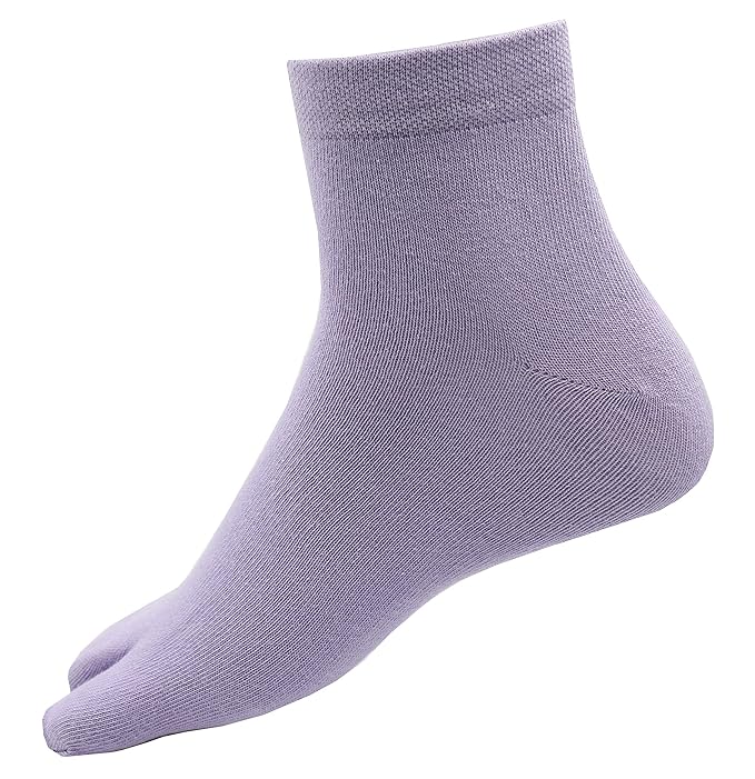 Women's Solid Plain Cotton Ankle Thumb Multicolored Socks