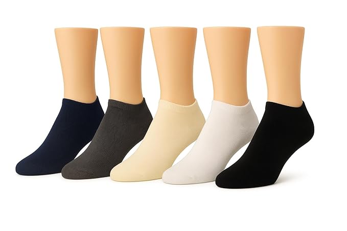 Unisex Cotton Men And Women Solid Ankle Length Multicolor Socks