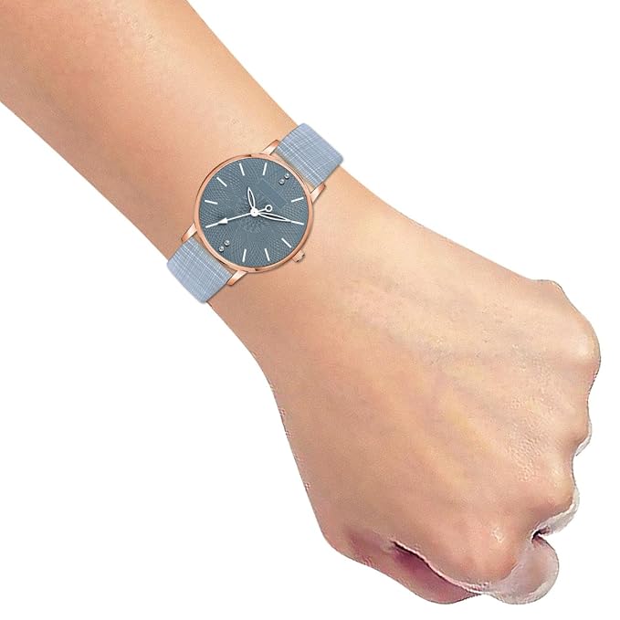 Leather Belt Ladies and Girls Analog Wrist Watch for Women