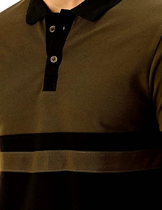 Mens Polo Formal Classic Fit T Shirts for Men, Half Sleeves Polo Tshirt, Stylish, Cotton T Shirts