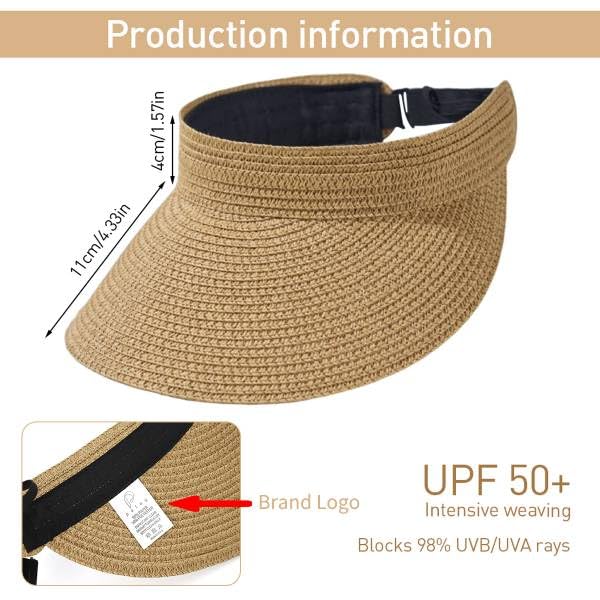 Straw Hat Sun Hats for Women,Wide Brim Cap Beach Hat for Women Stylish UV Protection