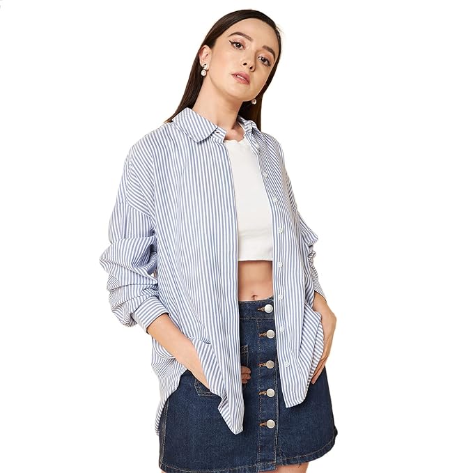 Women's Cotton Oversized Fit Shirt