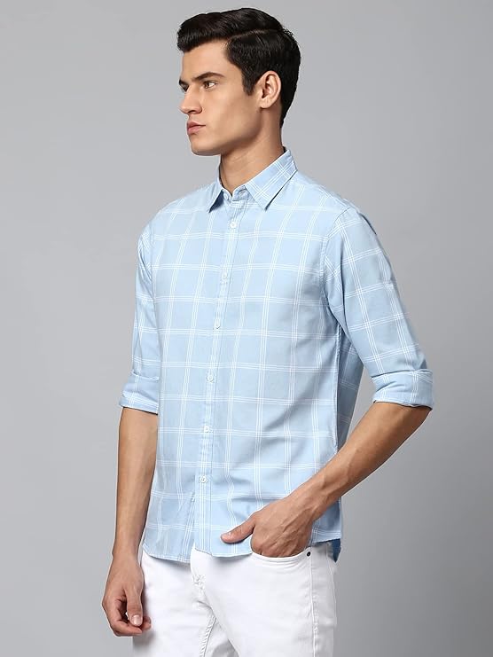 Men's Cotton Slim Fit Casual Shirt