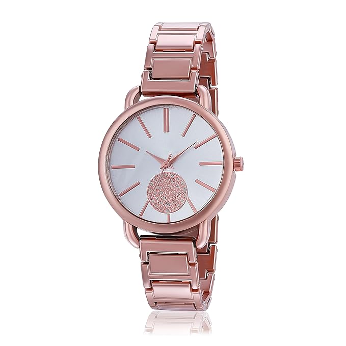 Analog Rose Gold Dial Women's Watch