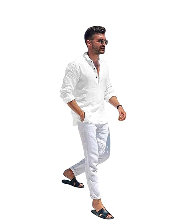 Men's Solid Regular Fit Dress Shirt